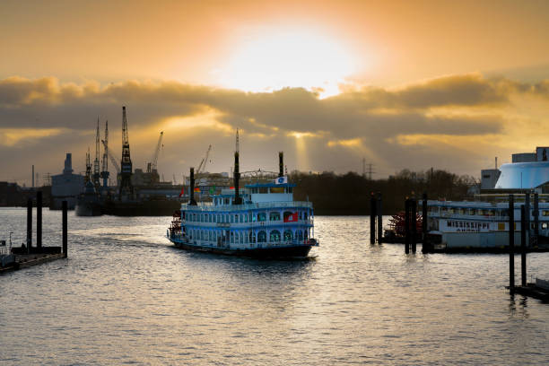 istock Steamer in the harbor 1827022268