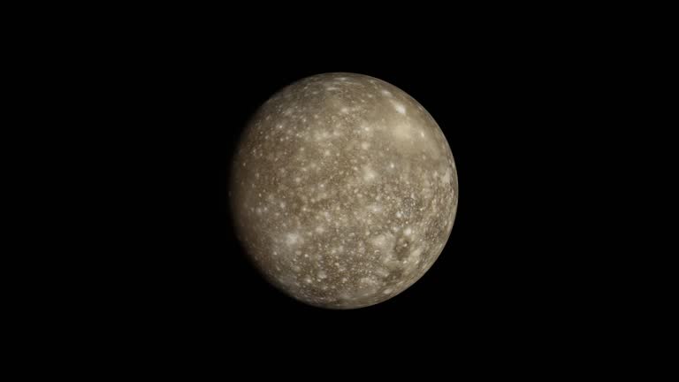 Rotating solar system bodies: Callisto