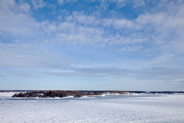 istock Baltic sea a sunny winter day. Ice starting to break. 182702456
