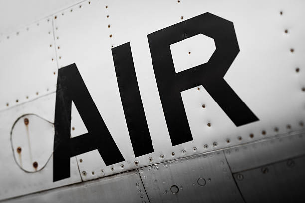 istock Close-up of a aircraft texture 182702523