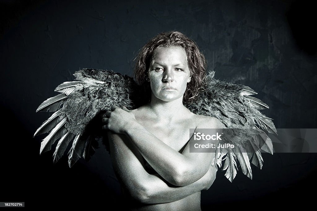 Weltschmerz angel - Lizenzfrei Attraktive Frau Stock-Foto