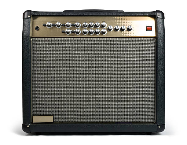 Guitar amplifier "Guitar amplifier on white. This file is cleaned, retouched, contains" amplifier photos stock pictures, royalty-free photos & images