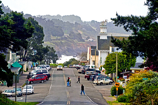 The coastal town of Mendocino in northern California is a popular weekend getaway for Bay Area residents