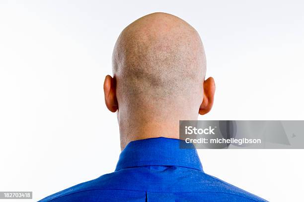 Bald Head Stock Photo - Download Image Now - Back Of Head, Men, Completely Bald