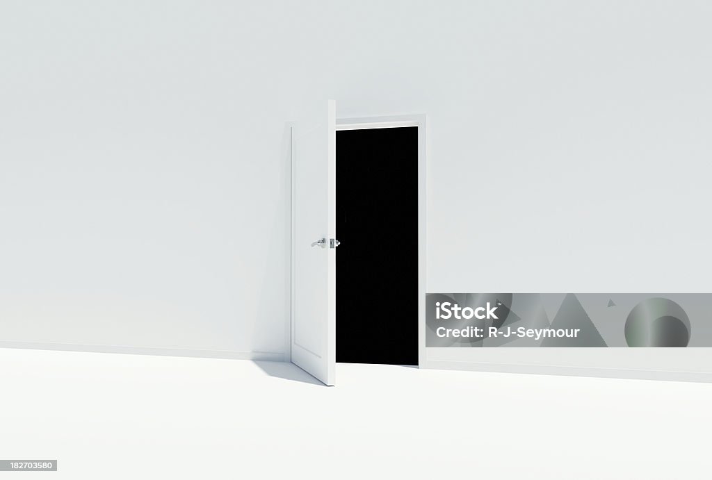 Das Unbekannten - Lizenzfrei Tür Stock-Foto