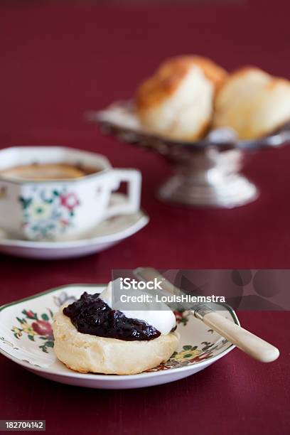 Scones And Tea Stock Photo - Download Image Now - Afternoon Tea, Baked, Baking