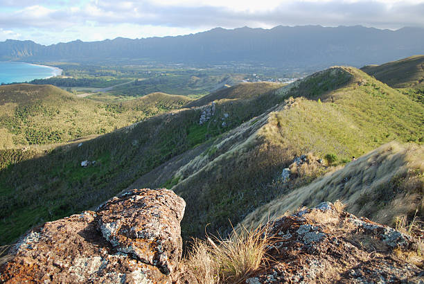 istock Panoramic hiking trail in Oahu, Hawaii 182704169