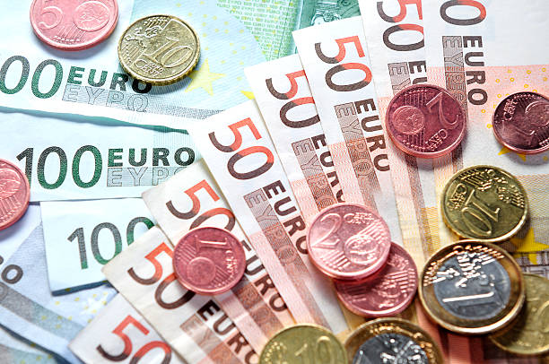 валюта европейского союза - 50 euro cent стоковые фото и изображения