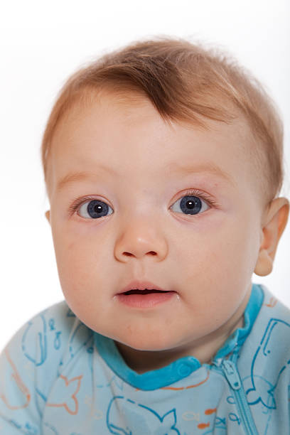 istock Little baby boy portrait 182704286