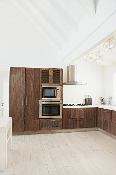 istock Domestic kitchen with modern equipments 182704742