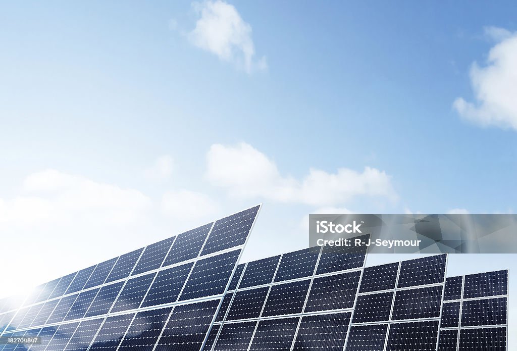 Painéis Solar - Royalty-free Ao Ar Livre Foto de stock
