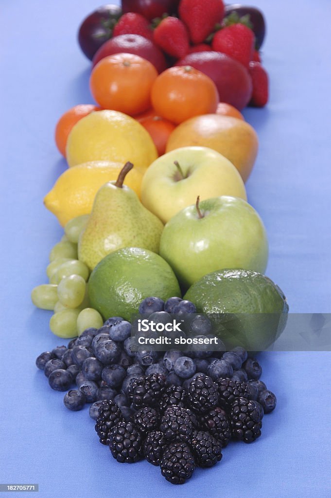 Frisches Obst Rainbow - Lizenzfrei Amerikanische Heidelbeere Stock-Foto