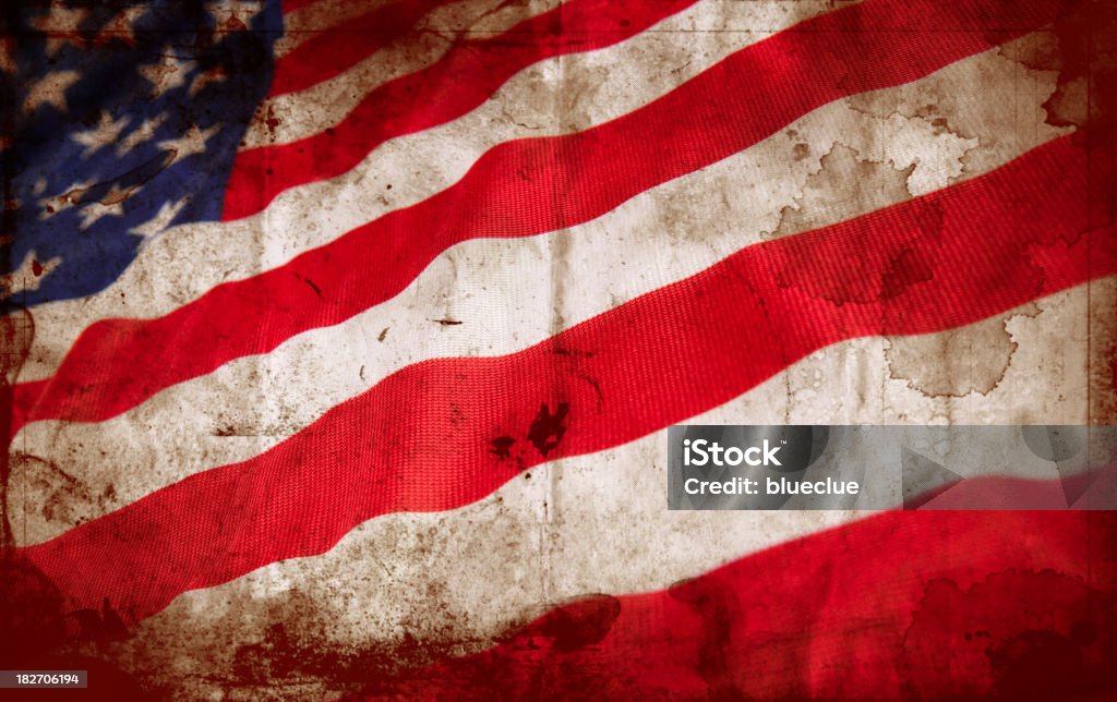 Vitral bandeira dos Estados Unidos - Foto de stock de Bandeira Norte-Americana royalty-free