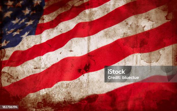 Foto de Vitral Bandeira Dos Estados Unidos e mais fotos de stock de Bandeira Norte-Americana - Bandeira Norte-Americana, Rasgado, 4 de Julho