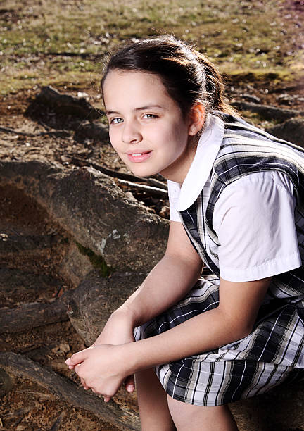 istock Cute School Girl 182706724