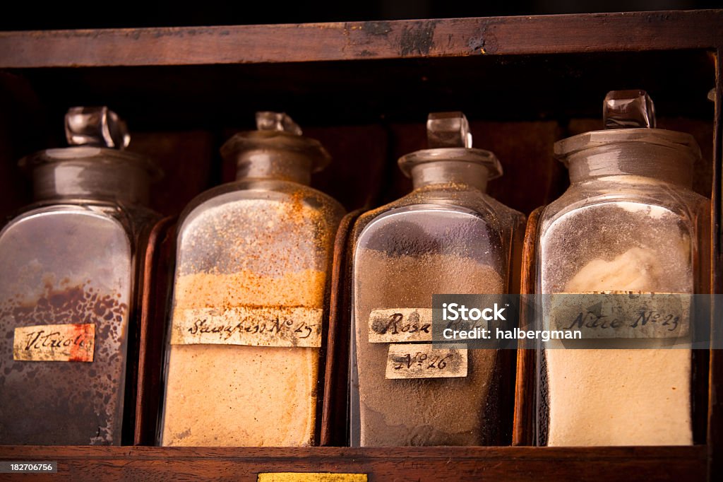 19 ème siècle médicaments - Photo de Antiquités libre de droits
