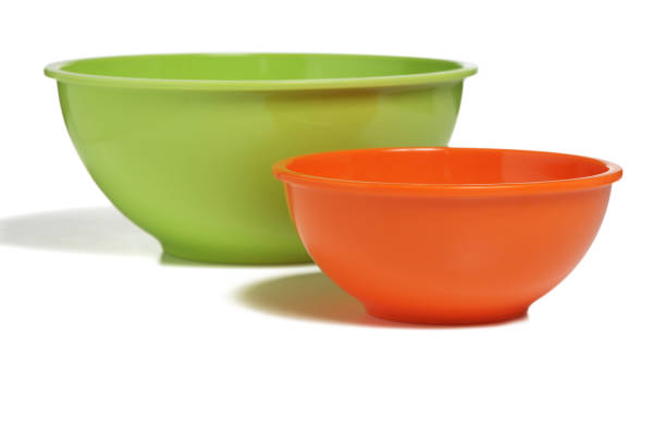 istock Colored Cooking Bowls Isolated on White Background 182707087