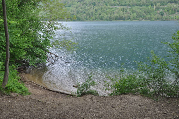 istock Levico lake in Levico Terme 1827075871
