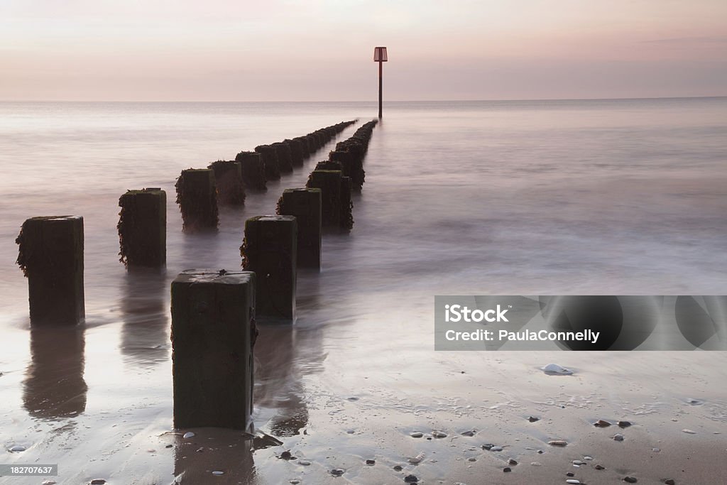 Breakwater Groynes (XXXL - Royalty-free Bridlington Foto de stock