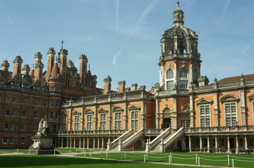 Quadrangle of The Royal Holloway College near London England