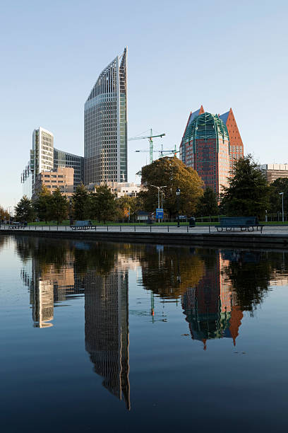 istock modern office buildings in The Hague 182708103