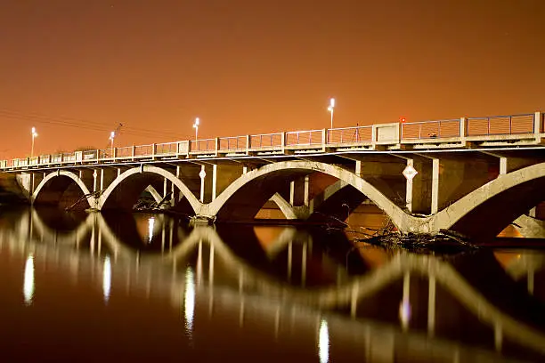 Bridge in Des Moines over Des Moines River