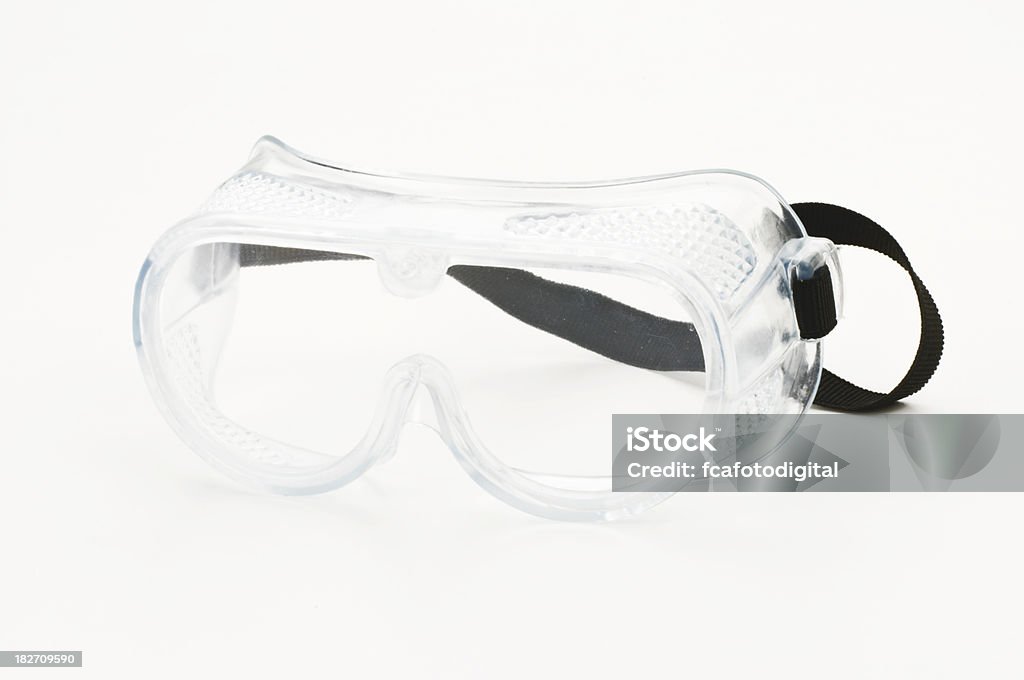 Safety Glasses Industrial Safety Glasses on White.  See Related Photos on my Portfolio. Cut Out Stock Photo
