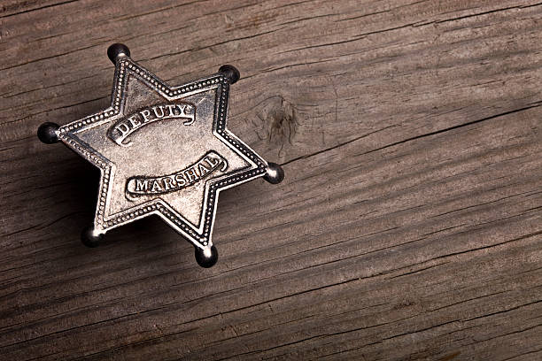 istock Deputy Marshall Badge background 182709617