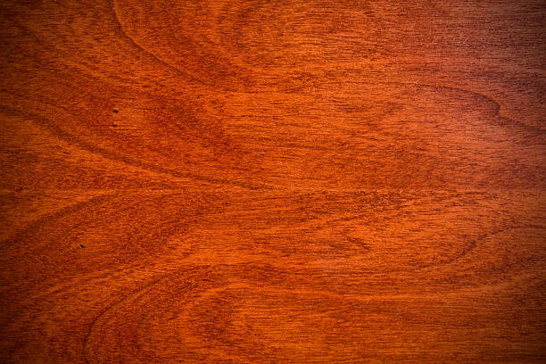 Natural Cherry Hardwood Grain Background Texture stock photo