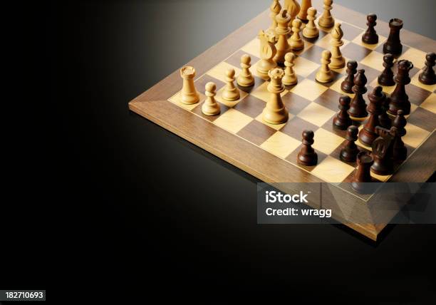 Textfreiraum Und Spielen Schach Stockfoto und mehr Bilder von Bauer - Bauer, Brettspiel, Dame - Schachfigur