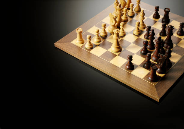 istock Copy Space and a Games of Chess 182710693