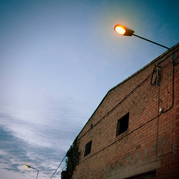 istock Town street at dusk 182710753