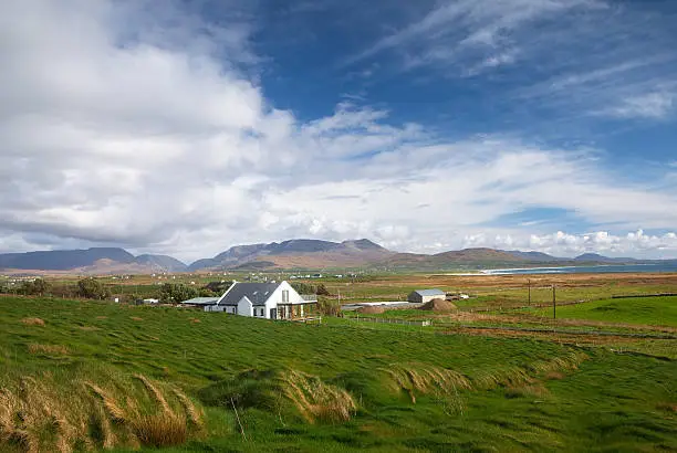 Photo of Farm near Roonagh Quay, under a cloud, westport