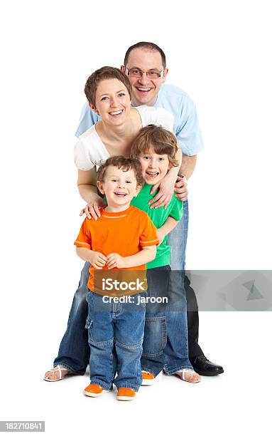 Famiglia Felice - Fotografie stock e altre immagini di 2-3 anni - 2-3 anni, 30-34 anni, 35-39 anni