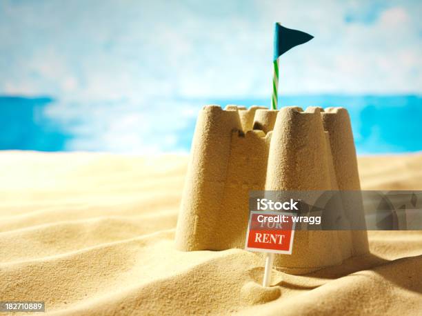 Sonne Meer Und Sand Castle Vermietung Stockfoto und mehr Bilder von Eigenheim - Eigenheim, Flagge, Fotografie