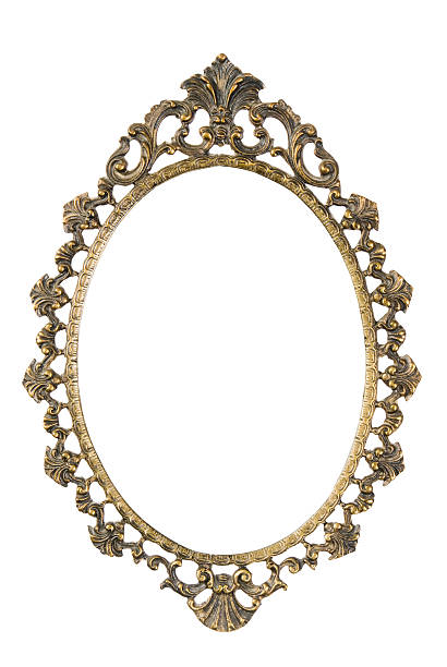 istock Old Metal Victorian Picture Frame Ornately Decorated 182713411