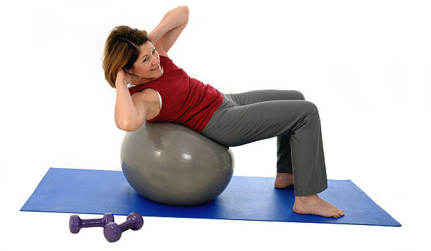 istock Mature Woman Working Out 182713697
