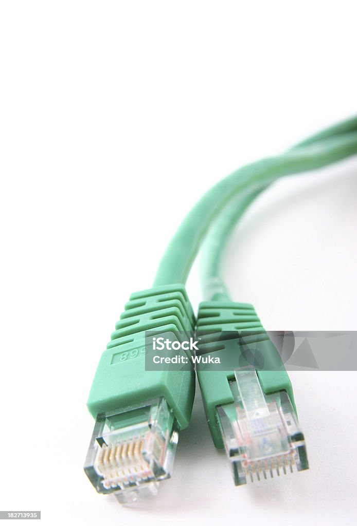 Two green network cables Two green network cables.Similar pictures: Cable Stock Photo
