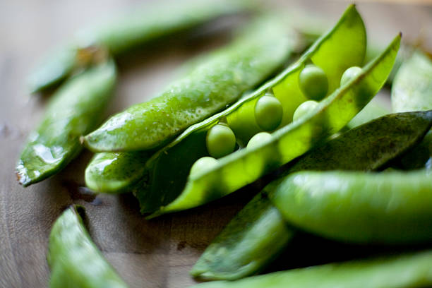 sugar snap peas at the farm's market
