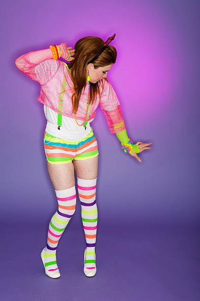 istock 1980's girl dancing 182714494