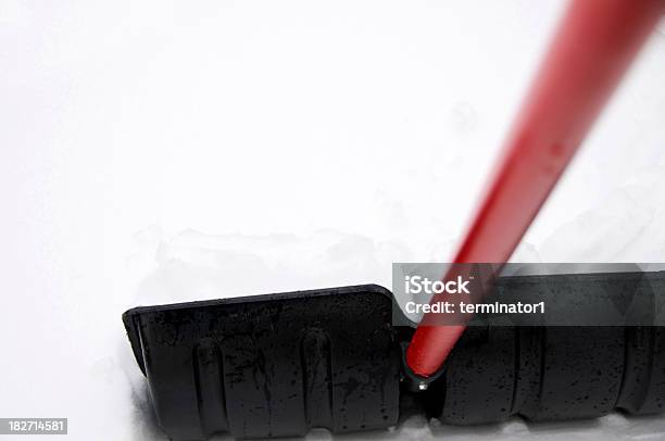 Winter Snow Shovel Stock Photo - Download Image Now - Activity, Backgrounds, Behind