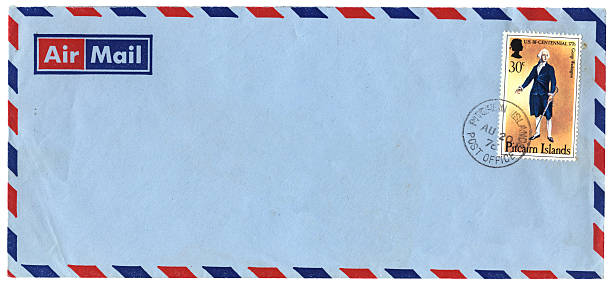 Envelope posted from the Pitcairn Islands in 1976