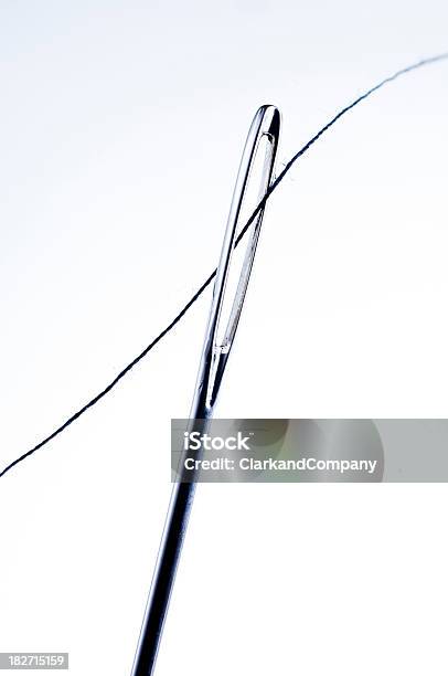 Threading Through Eye Of Needle Stock Photo - Download Image Now - Accuracy, Business, Close-up