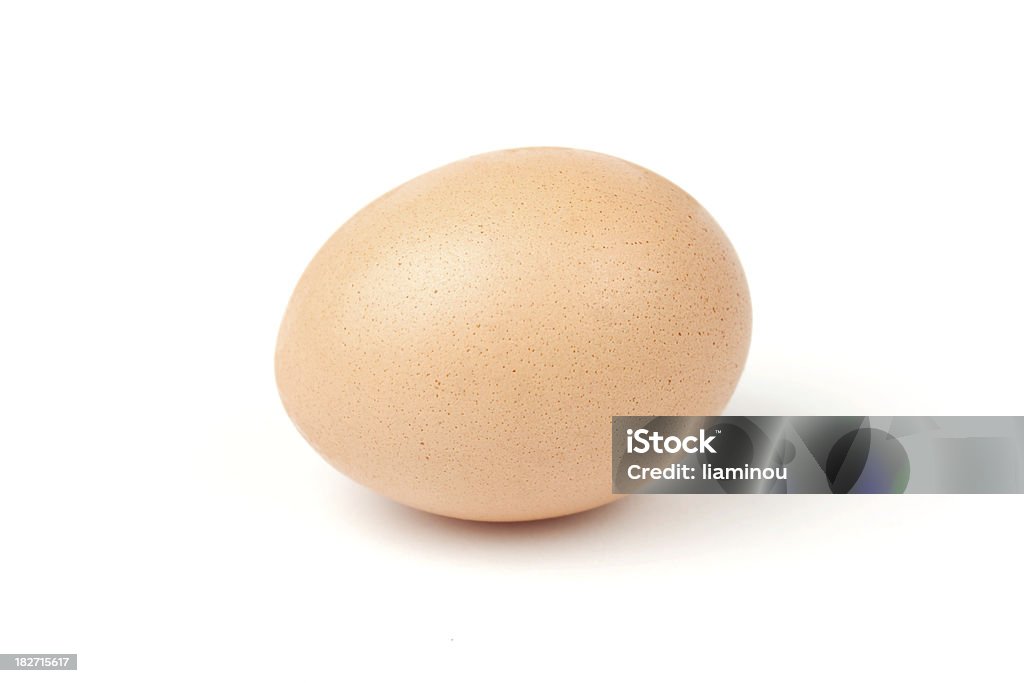 brown egg brown egg isolated on a white backgroundmore: Animal Egg Stock Photo