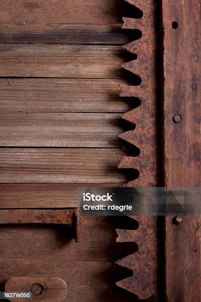 Rusty Old Tools And Wood Stock Photo - Download Image Now - Antique, Blade, Carpentry