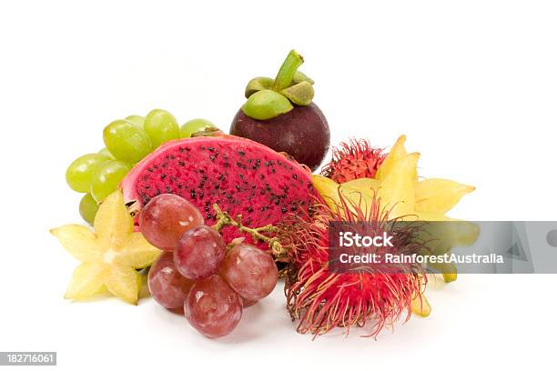 Tropikalny Owoców - zdjęcia stockowe i więcej obrazów Bez ludzi - Bez ludzi, Białe tło, Chrysophyllum Cainito