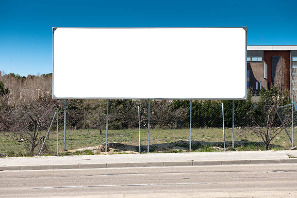istock Big billboard near sidewalk 182716289