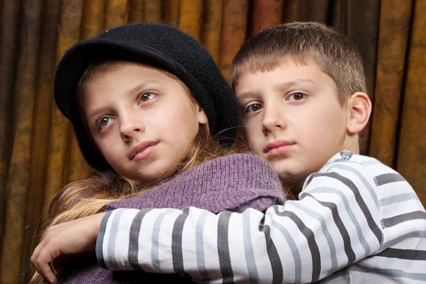istock Brother and sister 182716513