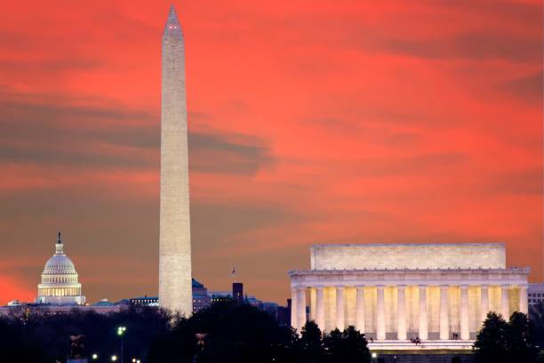 istock Lincoln Memorial, Monument and Capitol Building 1827166632