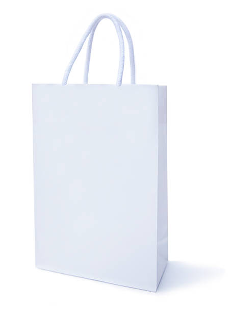 istock Isolated White Paper Shopping Bag 182716925